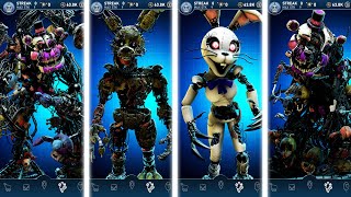 FNAF SB Villains Animatronics Workshop & Jumpscares Animations