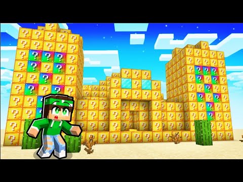 MINECRAFT MA CON I LUCKYBLOCK DELLE STRUTTURE SUPER OP!