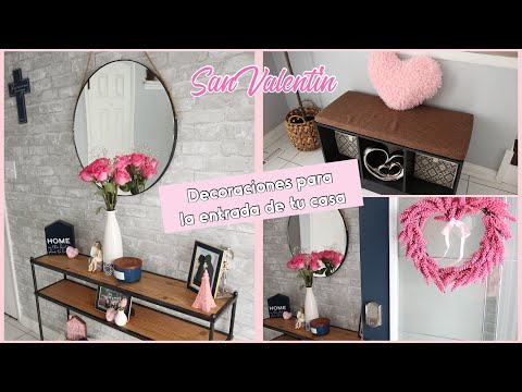 Ideas para decorar la entrada de tu casa en San Valentin