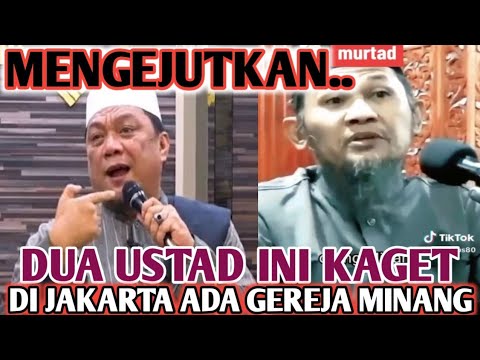 Geram..Dua Ustad Kondang Heran ada gereja Minang di jakarta