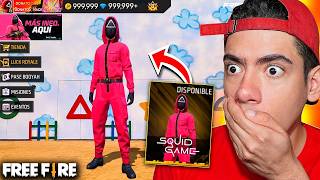 CONSIGO AL GUARDIA del JUEGO DEL CALAMAR en FREE FIRE y ME DIO HACKS SOLO VS SQUADS !! - TheDonato
