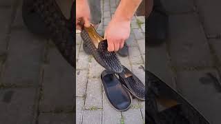 ✅ Japanese Style Casual Leather Slip-on Shoe – Effortless Everyday Comfort ( # 1511 )