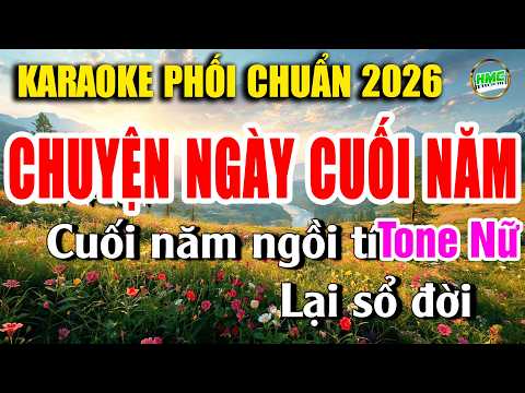 Chuyện Ngày Cuối Năm Karaoke Nhạc Sống Phối Chuẩn Bolero – Nhạc Sống Minh Công