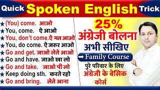 अंग्रेजी बोलने का सबसे आसान तरीका सीखें | English Speaking Course | For Beginners | Spoken English