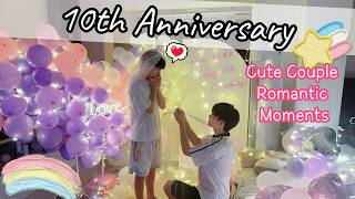 We Did This For Our 10th Anniversary *Emotional*✨💖Cute Couple Romantic Routine French Kiss[Gay BL]