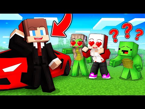 JJ Became RICH to TROLL Mikey in Minecraft - Maizen