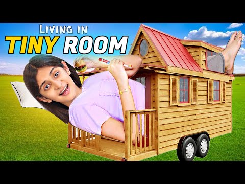 TINY ROOM Challenge - Used Mini Thing for 24 hours | MyMissAnand