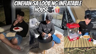 NAG TAYO NG CINEHAN SA INFLATABLE HOUSE(EP4)