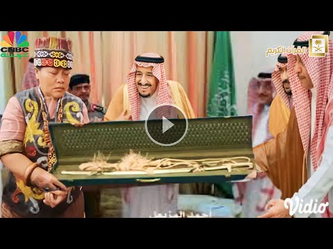 Detik² Ida dayak Teteskn air mata saat menerima pedang emas Dari Raja Salman usai sembuhkan pangeran