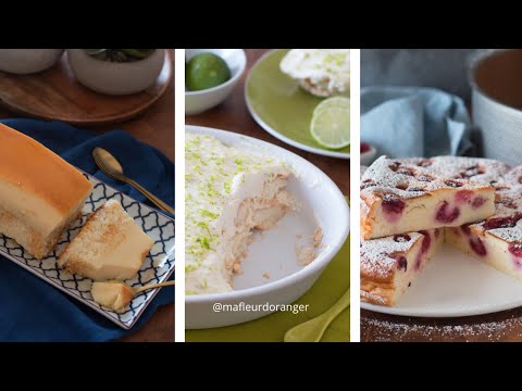 Ramadan : 3 Desserts Incontournables (Flan Coco, Tiramisu Citron, Cheesecake) - Recettes Faciles 👌🏻