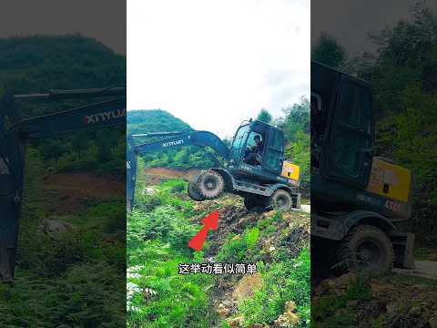 ये देखो रास्ता देने के लिए जेसीबी वाला ऐसा क्यों करता है 😱 #shorts #jcb #1million