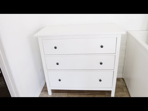 How To Assemble IKEA Hemnes 3-Drawer Chest