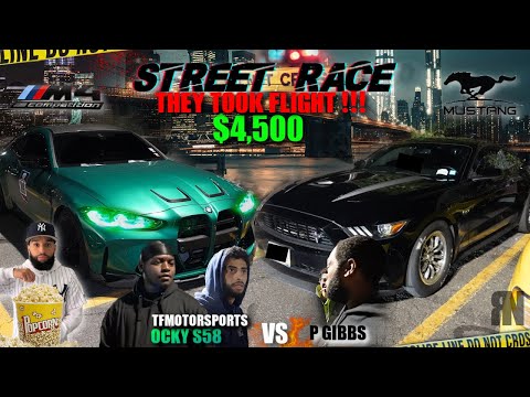 STREET RACE TFM BMW G82 M4 VS S550 SUPER CHARED S550 MUSTANG *MUST WATCH HORSE POWER VS MPOWER !