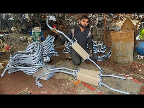 Incredible Manufacturing Process of Loader Rickshaw Silencer | mass production of silencer