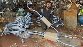 Incredible Manufacturing Process of Loader Rickshaw Silencer | mass production of silencer