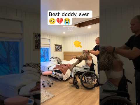 This GIRL'S daddy is sweet 🥺❤️#love #shorts #goviral #emotional #paralyzed
