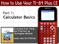 Exploring Basic Math with the TI-84 Plus CE