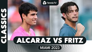 Carlos Alcaraz & Taylor Fritz's First Meeting! | Miami 2023 Extended Highlights