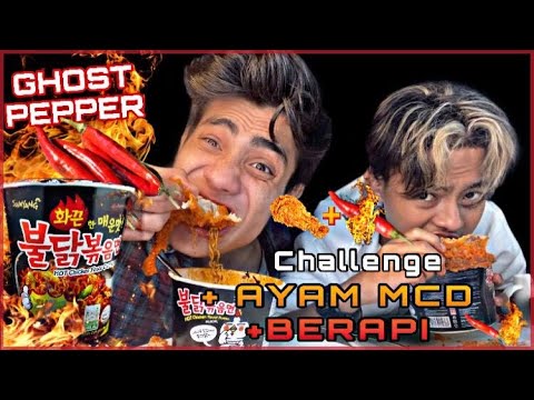 DAEBAK GHOST PEPPER + AYAM GORENG MCD 2X 🔥| HAMPIR PENGSAN 🤯 | CHALLENGE