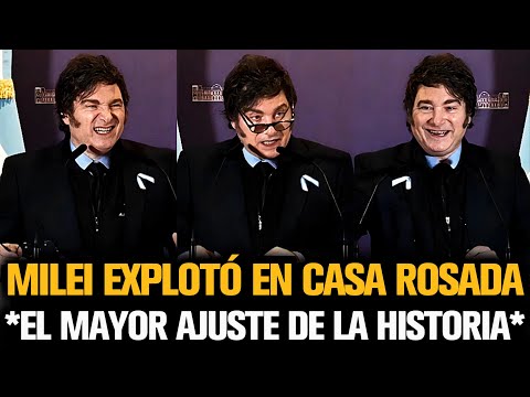 MILEI EXPLOTÓ EN CASA ROSADA TRAS EL MAYOR AJUSTE DE LA HISTORIA
