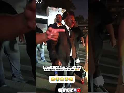 Speed did one last dance before ending his American tour 😭🔥