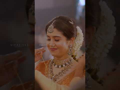 New Bridal Look South Indian wedding Kerala Makeup and Hairstyling #shorts #short #youtubeshorts