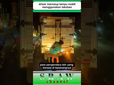 DRIVEE INI MENUTUP LAMPU MOBIL BOX #moments #shorts #kejadianmenarik #truk