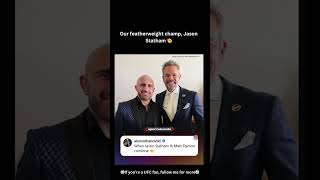Our featherweight champ, Jason Statham 🫡#ufc