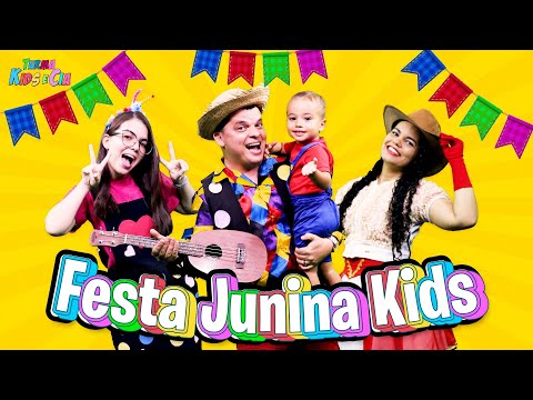 FESTA JUNINA KIDS ♪ Músicas Gospel Infantil | Turma Kids e Cia