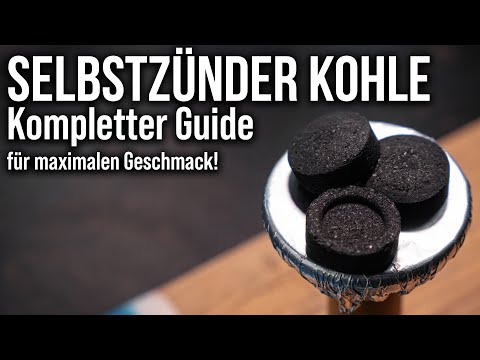 Shisha Kopfbau mit Selbstzünder Kohle: für maximalen Geschmack!