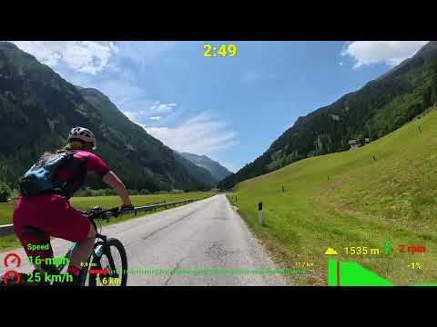 35 minute Indoor Cycling Workout Ahrntal Alps Italy CYCPLUS L7 Radar Tail Light for Garmin 4K