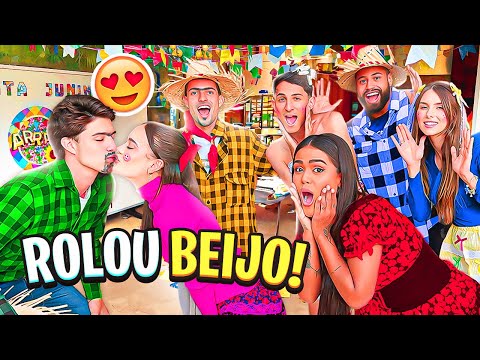 FIZEMOS UM ARRAIÁ, TEVE BEIJO???