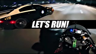 "Tuned Ninja ZX-6R" Police Chase