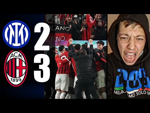 🤬SFOGO!!! IMBARAZZANTE PERDERE COSI'. MILAN CON PIU' FAME. INTER MILAN 2-3