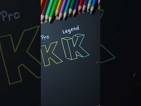 how to draw "K" which one is your level?
