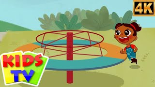 Playground Cartoon Song, कार्टून वीडियो, Hindi Silent Video For Children