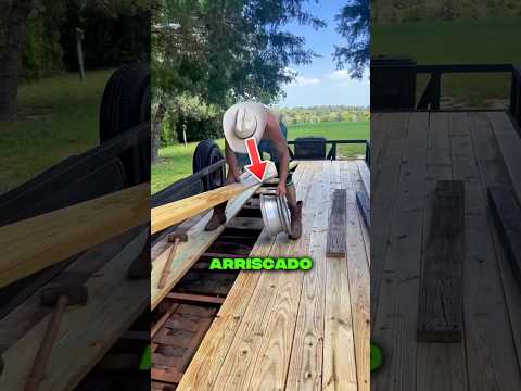 Como trocar as tábuas velhas do trailer?