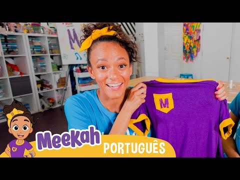 Meekah Se Diverte e Faz Moda | 💜Olá Meekah!💜| Amigos do Blippi Brasil | Videos Educativos