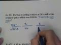 Solving Mark-Up and Discount Problems with Proportions