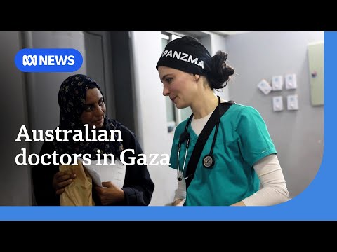 YouTube video thumbnail: Australian Doctors in Gaza’s Al Shifa Hospital Describe Horrors of war