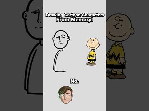 Drawing Cartoon Characters from Memory  #cartoon #art #drawing #funny #memory