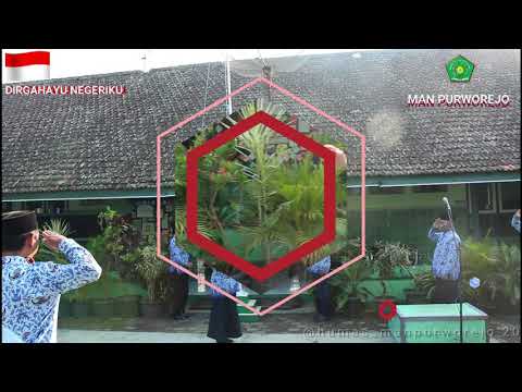 PERINGATAN HUT RI KE 75 UPACARA MAN PURWOREJO 2020