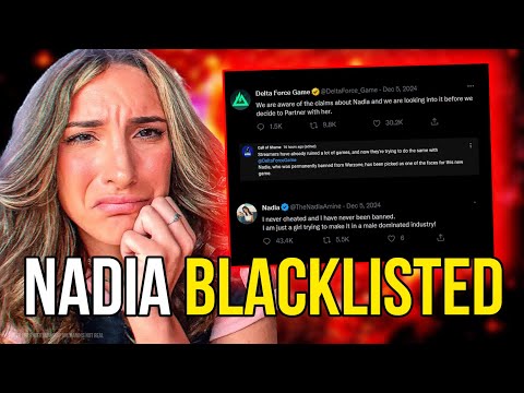 CHEATING STREAMER NADIA UNDER INVESTIGATION BY DELTA FORCE.