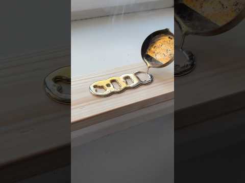 How to Pour Molten Metal into Wood and Make Art 🔥