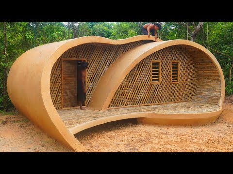 100 Days Building A Modern Underground Millionaire House Using Primitive Tools