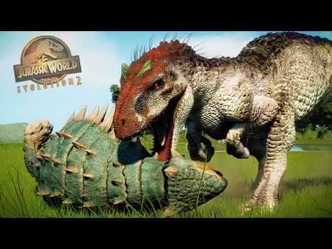 ENTRENO EN COMBATE A GOJIDOMINUS INDOMINUS REX MEJORADO! nuevo dinosaurio Jurassic World Evolution 2