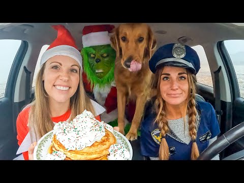 Police SAVES Christmas for Puppy from Elf in Car Ride Chase!