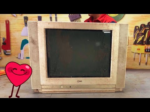 Restoration Abandoned Old SONY Color TV // Restore Antique KOREA Television From 1991