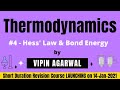 Hess's Law and Bond Energy Concepts