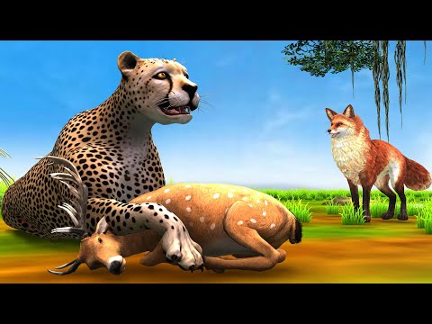 चीता और लोमड़ी की कहानी Cheeta And Lomdi Ki Kahani Cheetah And Fox Story Moral Stories in Hindi